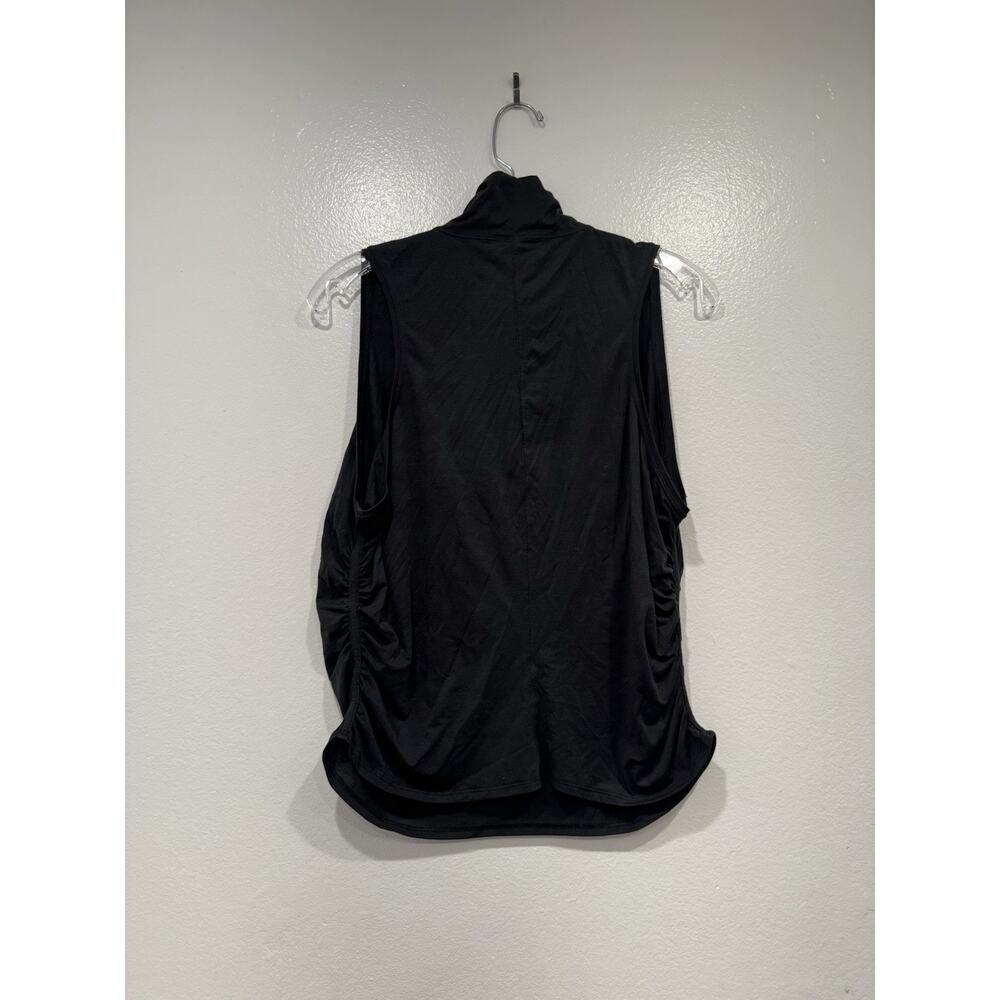 Lululemon See The Horizon‎ Mock Neck Top Women’s Size XXL Black Sleeveless